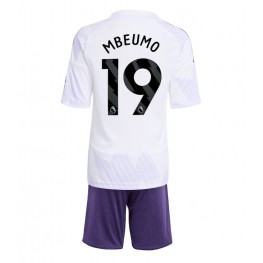 Manchester United Bryan Mbeumo #19 Uit tenue Kids 2025-26 Korte Mouw (+ Korte broeken)